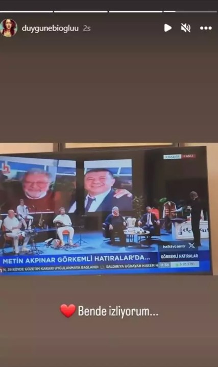 Duygu Nebioğlu'ndan Metin Akpınar paylaşımı!